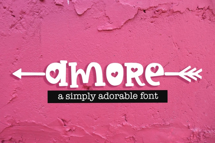 Amore Hearts Valentines Crafters Font Font Download