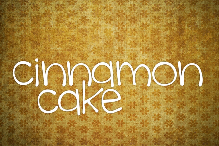 Cinnamon Cake Font Font Download