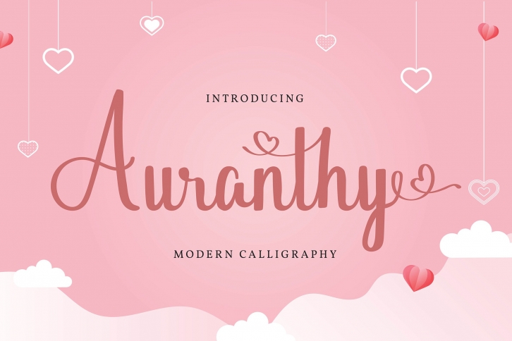 Auranthy | Modern Calligraphy Font Font Download