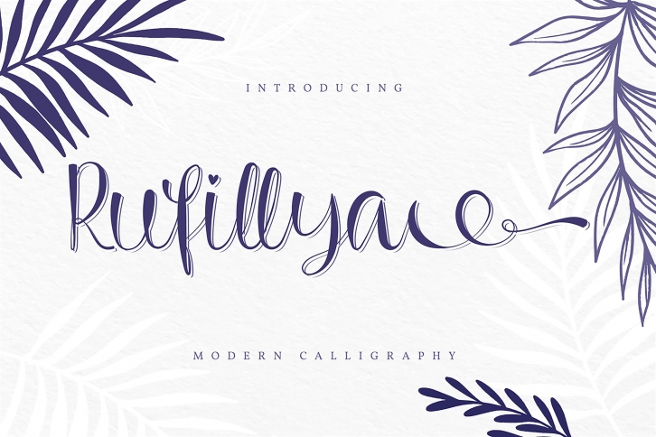 Rufillya | Modern Calligraphy Font Font Download