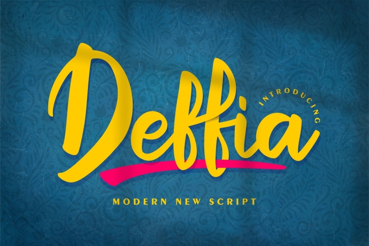 Deffia | Modern New Script Font Download