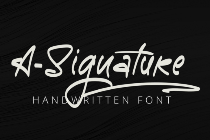 A-Signature Font Download