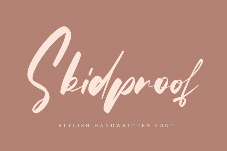 Skidproof - Stylish Handwritten Font Font Download