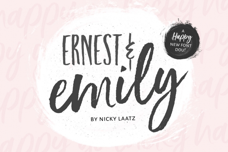 Ernest & Emily Font Duo Font Download