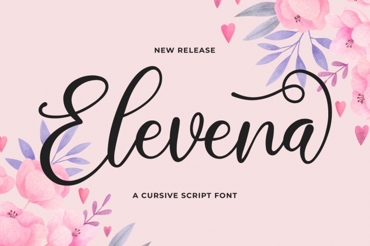 Elevena Font Download