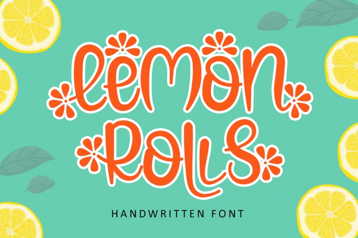 Lemon Rolls - A Cute and Quirky Font Font Download
