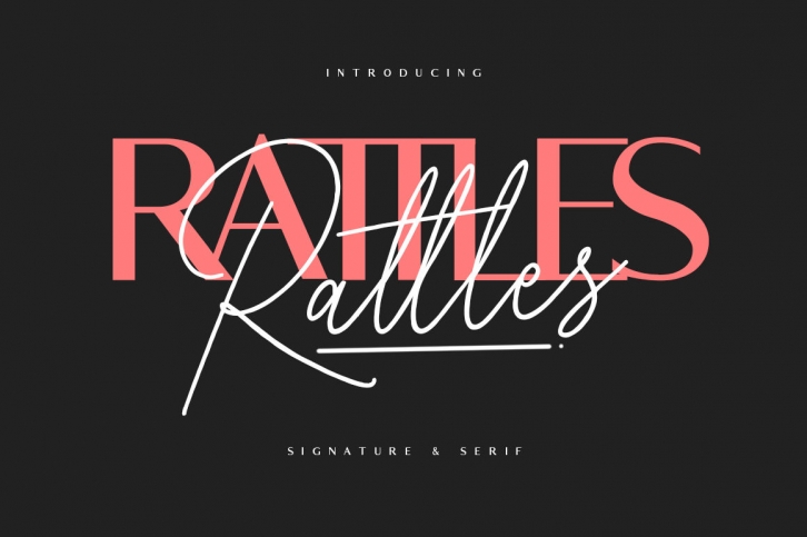Rattles Signature + Serif Font Download