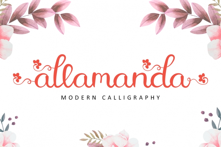 Allamanda - Modern Calligraphy Font Download
