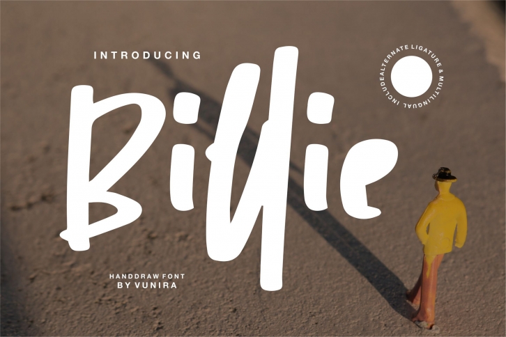 Billie | Handdraw Font Font Download