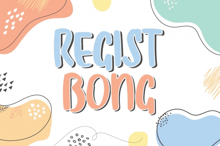 Regist Bong - Playfull Font Font Download
