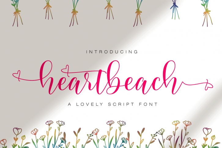 Heartbeach Font Download