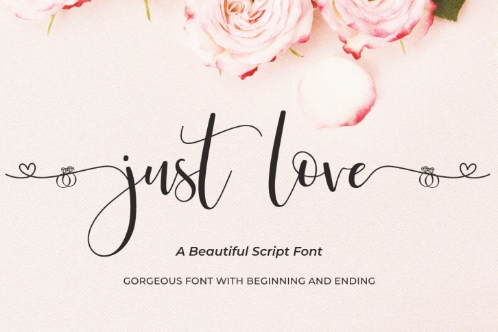 Just Love | Beautiful Script Font Download