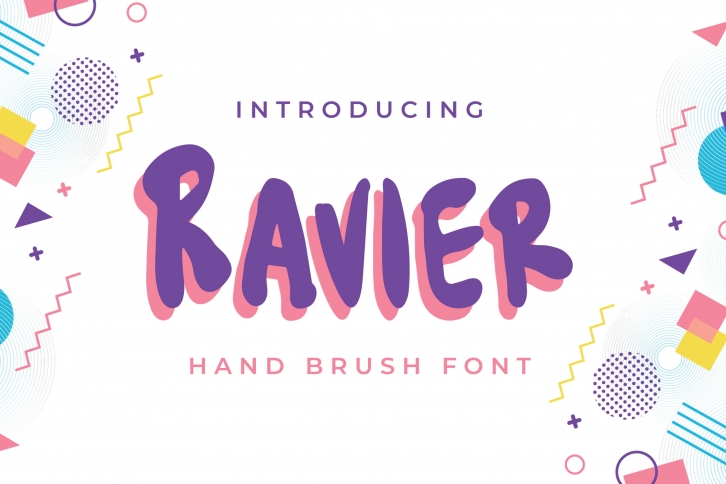Ravier - Hand Brush Font Font Download
