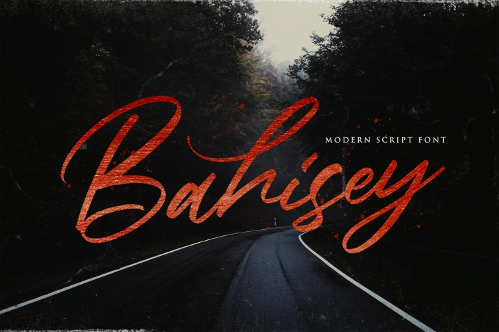 Bahisey - Modern Script Font Font Download