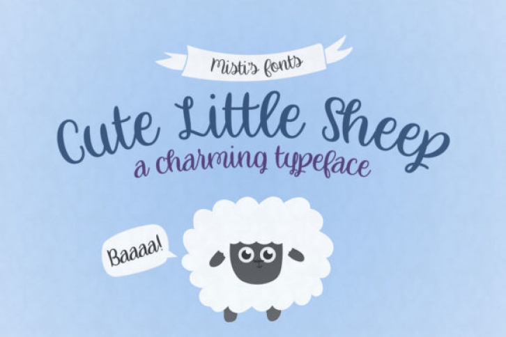 Cute Little Sheep Font Download