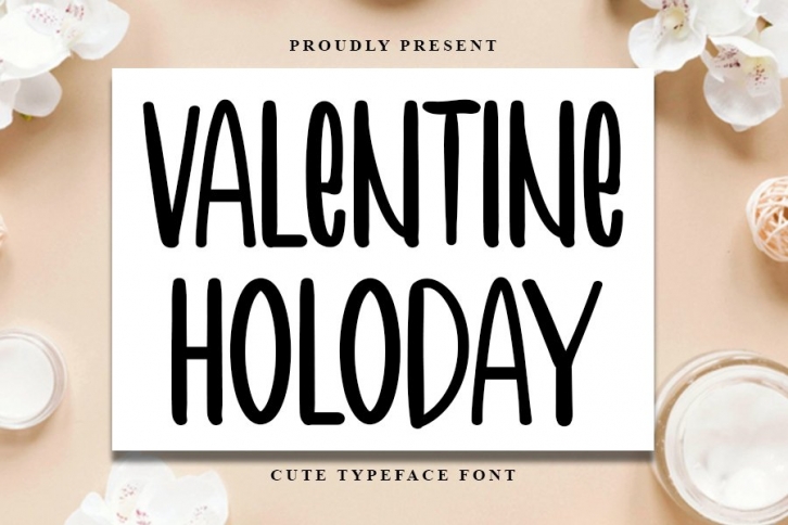Valentine Holiday - Cute Typeface Font Font Download