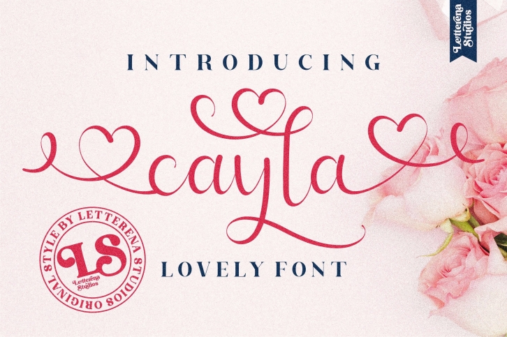 cayla - Beautiful Lovely Script Font Font Download