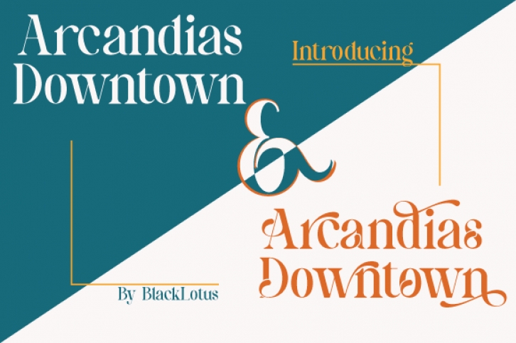 Arcandias Downtown Font Download
