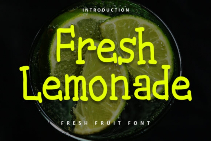 Fresh Lemonade Font Download