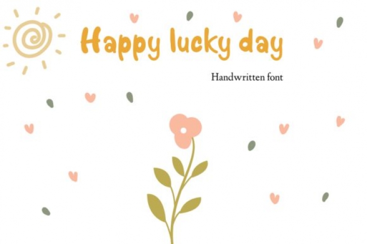 Happy Lucky Day Font Download