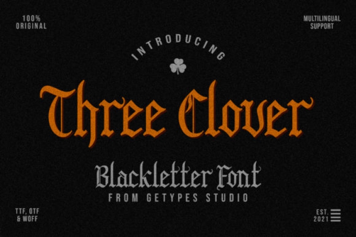 Three Clover Font Download