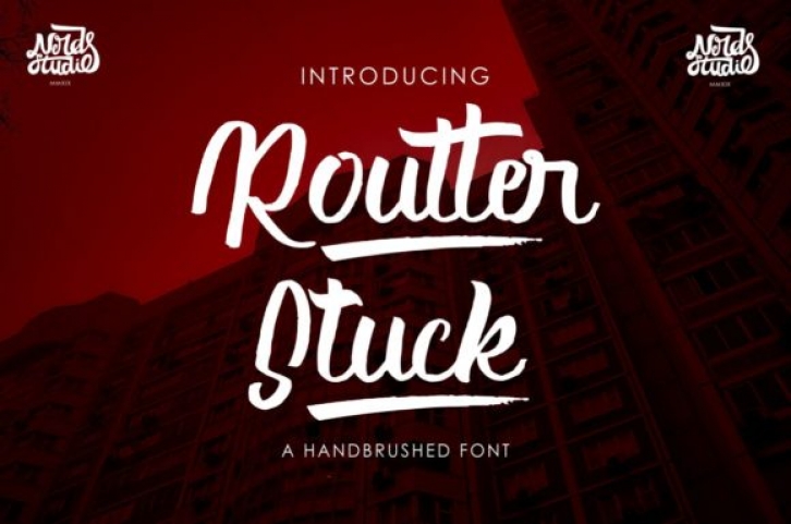 Routter Stuck Font Download