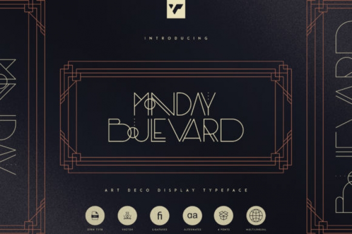 Monday Boulevard Font Download