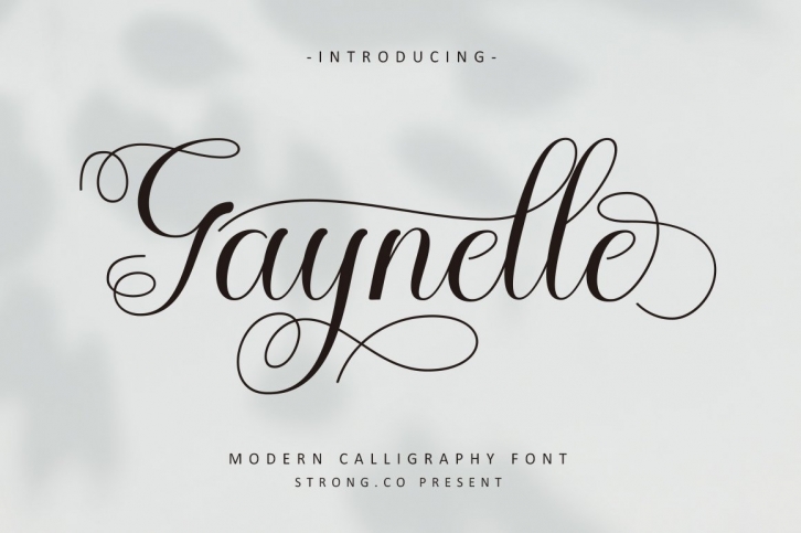 Gaynelle Font Download