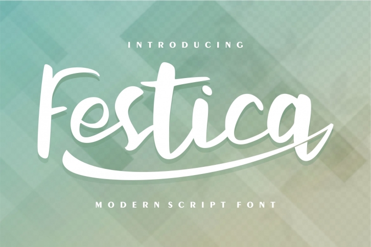 Festica | Modern Script Font Font Download