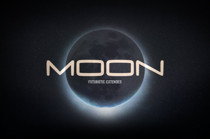 Moon Futuristic Hand Font Download