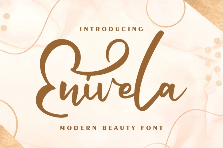 Enivela | Modern Beauty Font Font Download