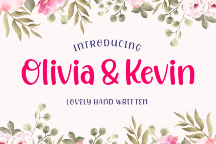 Olivia  Kevin Font Download