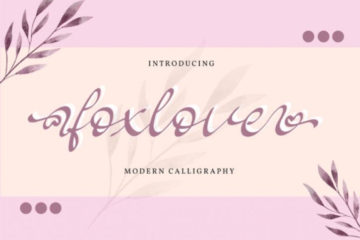 Foxlove Font Download
