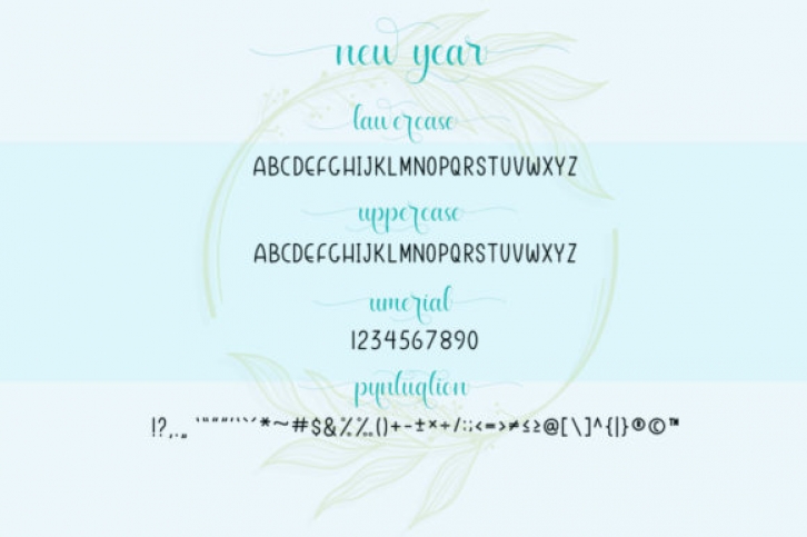 New Year Font Download