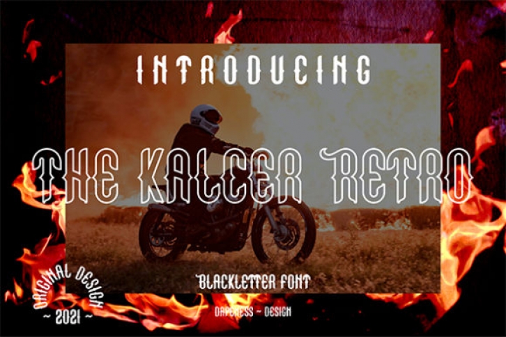 The Kalcer Retro Font Download