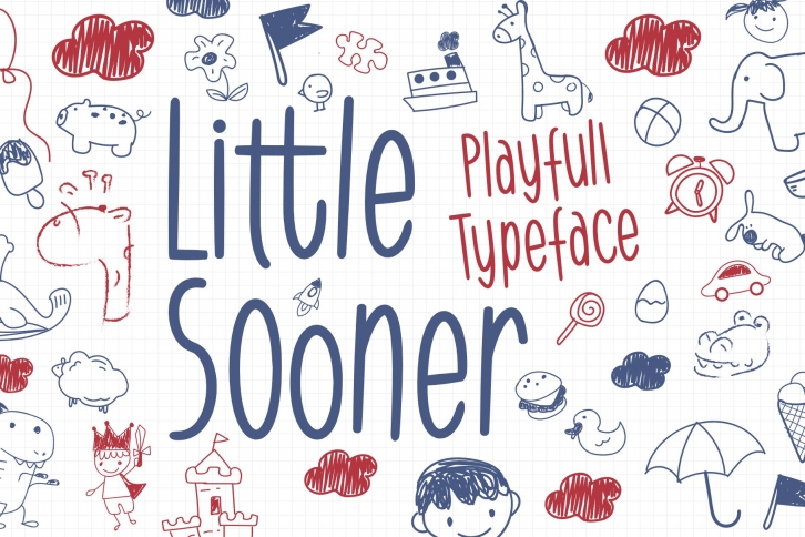 Little Sooner - Playful Typeface Font Download