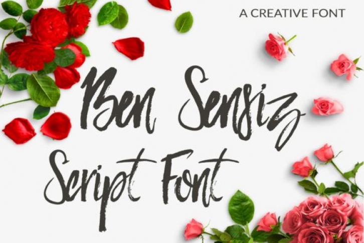 Ben Sensiz Font Download