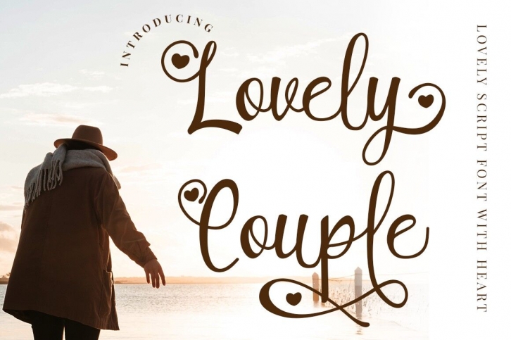 Lovely Couple - Romantic Script With Heart Font Download