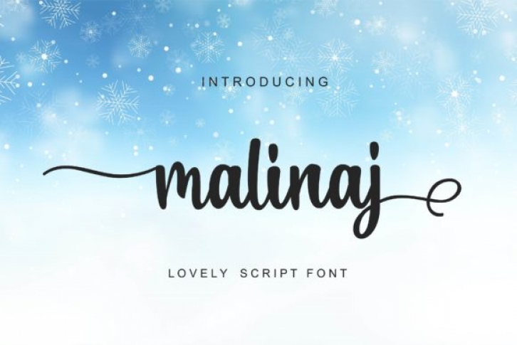 Malinaj Script Font Download