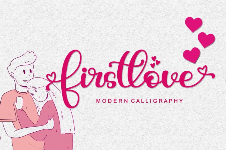 Firstlove - Modern Calligraphy Font Font Download