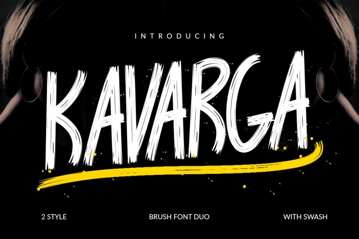 KAVARGA - Brush Font Font Download