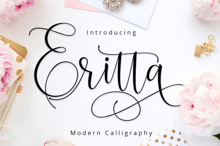 Eritta Script | Family Font Download