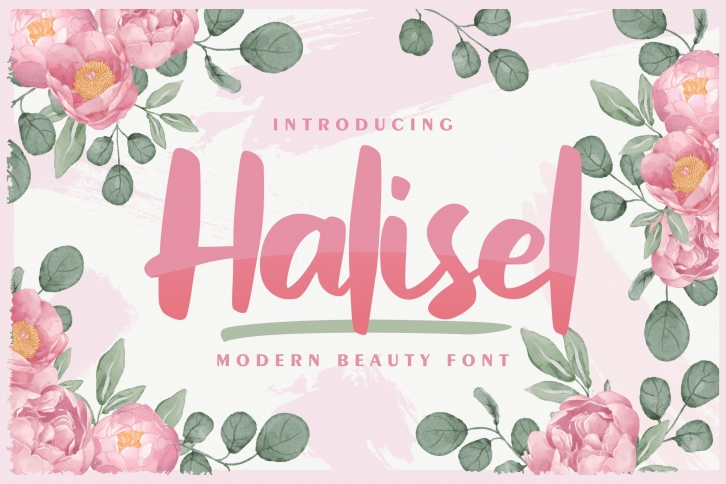 Halisel | Modern Beauty Font Font Download