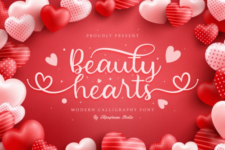 Beauty Hearts Font Download