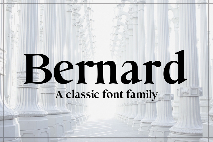 Bernard Typeface Font Download