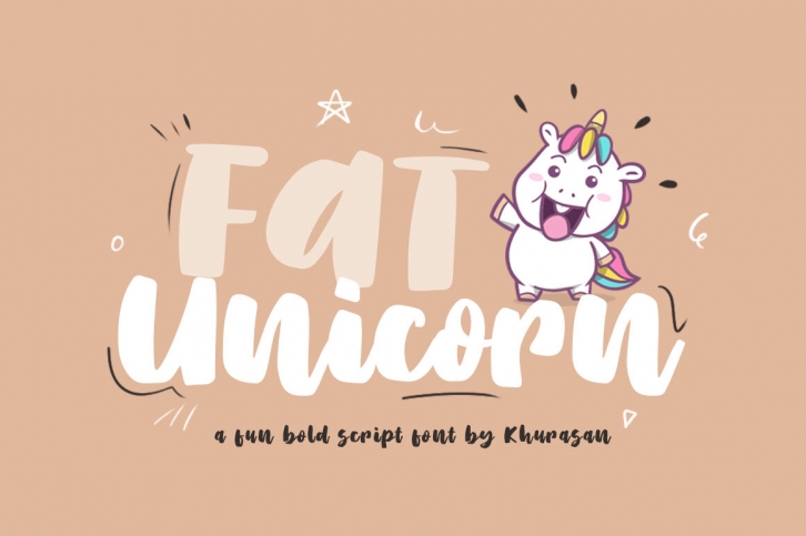 Fat Unicorn + Vector Font Download