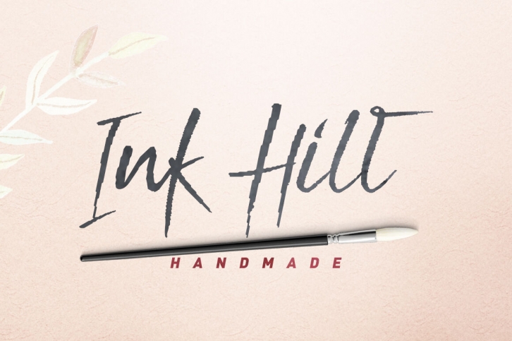 Ink hill Font Download