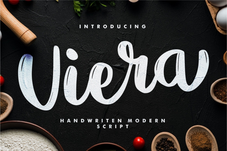 Viera - Handwritten Modern Script Font Download