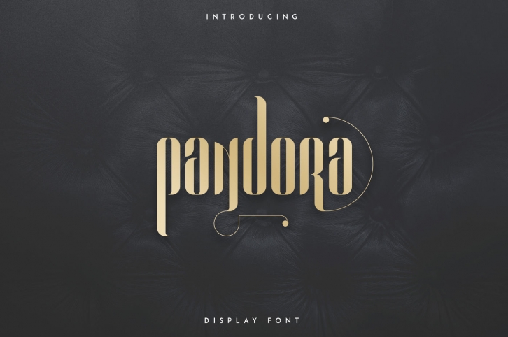 Pandora Display font -50% Font Download