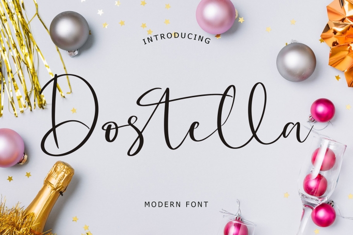 Dostella Modern Font Font Download
